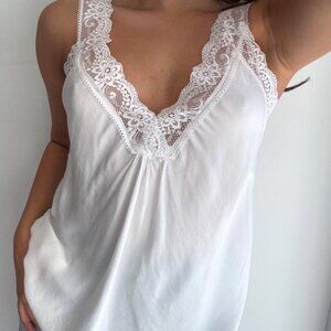 Koko + Mason Lace trimmed cami